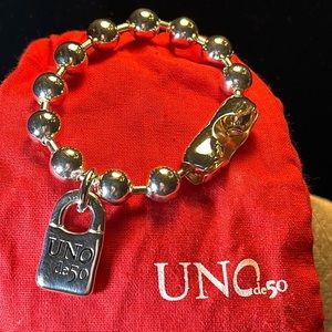 Uno De 50 Snowflake Bracelet